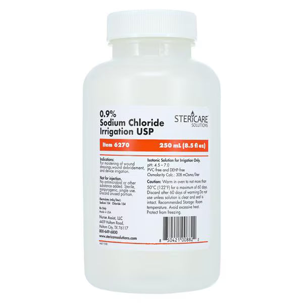 Sterile Normal Saline Solution — Wound & Skin Cleansing