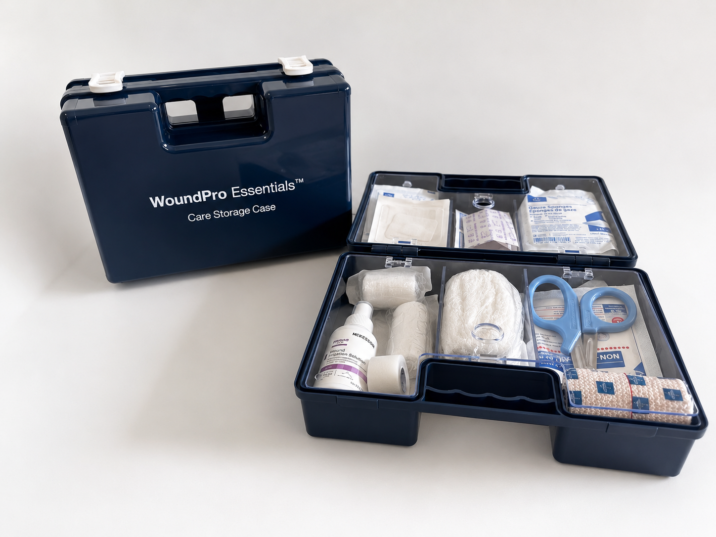 WoundPro Essentials™ Advanced Care Storage Case | The Ultimate Turnkey General Wound Supply Solution