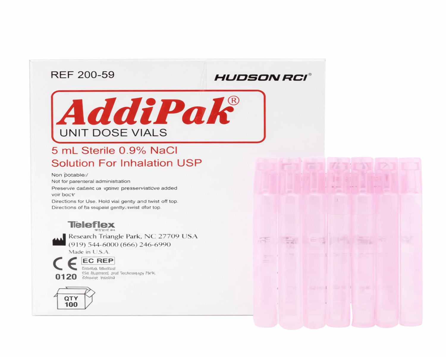 Sterile Saline Unit Dose Vials 5 mL (100 ct)