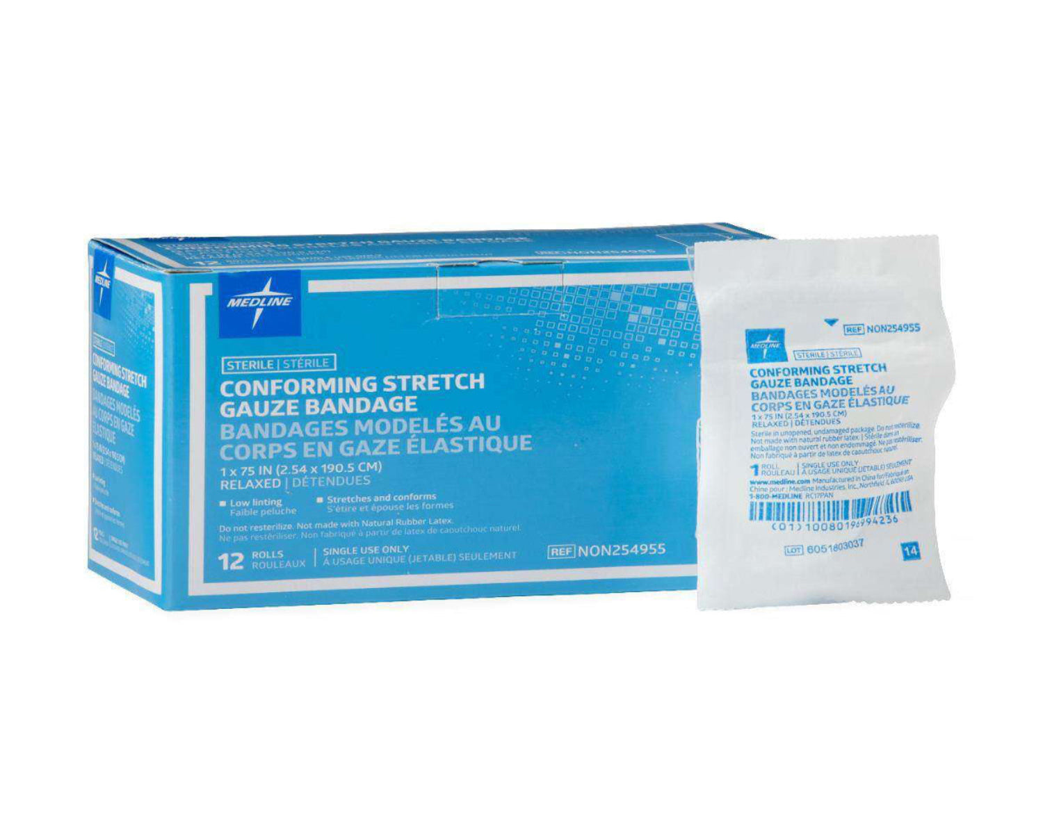 Sterile Conforming Stretch Gauze Bandage — 4.5" × 4.1 yd