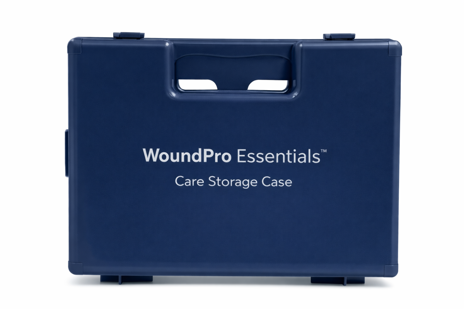 Professional wound care storage case designed for organized medical supplies