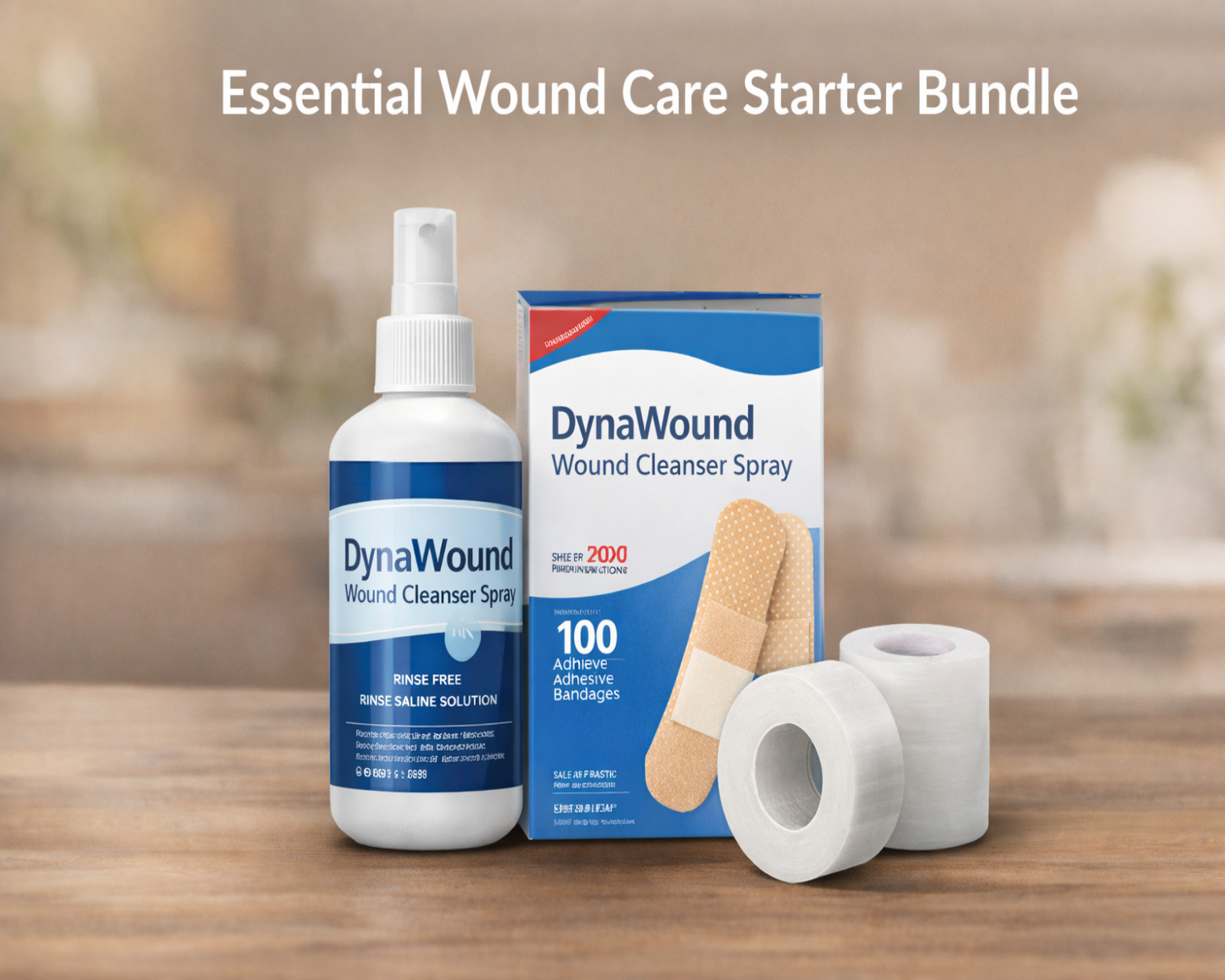 WoundPro Essentials wound care starter kits for home and caregiver use