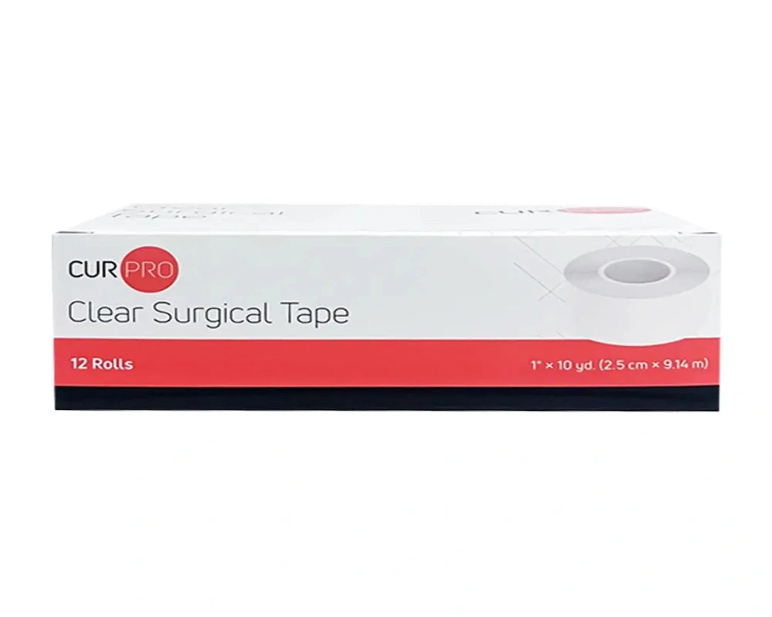 Clear surgical tape 1 inch by 10 yards medical tape rolls in box packaging