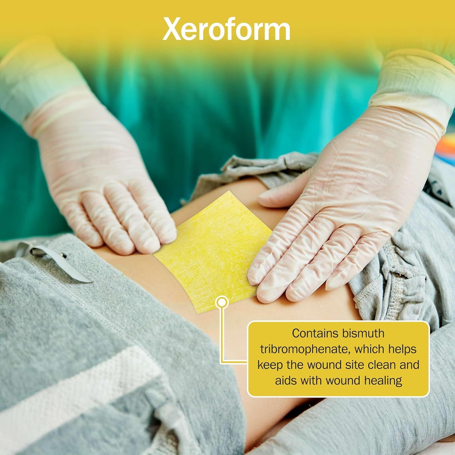 Xeroform Petrolatum Gauze Dressing 5” x 9” (Sterile) 3-pack